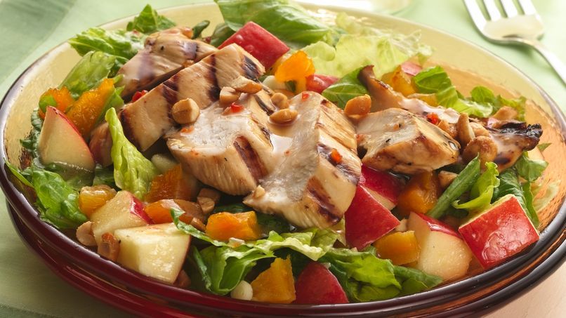 Ensalada de Pollo con Naranja