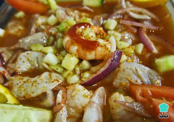 Camarones en Aguachile