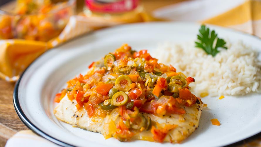 Pescado a la Veracruzana - Recetas de la Cocina Mexicana